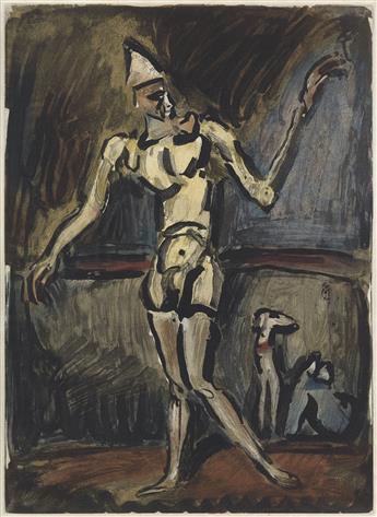 GEORGES ROUAULT Le Clown jaune.